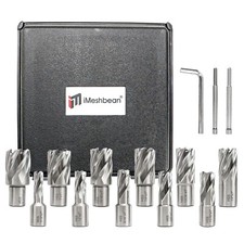 14Pcs HSS Annular Cutter Set Weldon Shank Magnetic Drill Bits 1