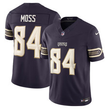 Randy Moss Minnesota Vikings Nike 2026 Rivalries Limited Stitched Jersey Purple picture