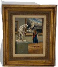 Original Oil painting by listed artist Jon Smith: Housed in a beautiful frame picture