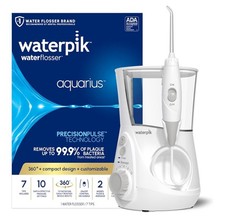 Waterpik Aquarius Water Flosser WP-660C Classic White 7 Tips For Multiple picture