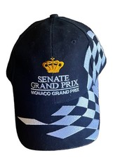 Vintage Senate Grand Prix Monaco Grand Price Baseball Adjustable Strap Cap Hat picture