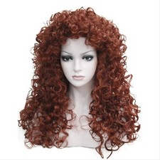 Women Long Fluffy Tight Curly Wig Anime Cosplay Heat Resistant Synthetic Fiber picture