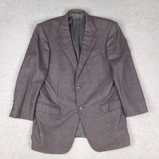 Eremenegildo Zegna Jacket Blazer Mens 44 US 52 Cashmere Silk Houndstooth Italy picture