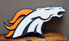 Denver Broncos Logo Sign - 3D Wall and Desk Shelf Art picture