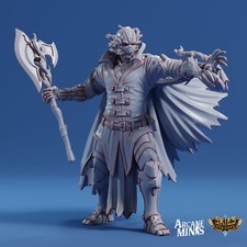 Warforged Pirate Captain Axe Pose 1 | Arcane Minis | D&D Miniature picture