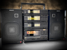 SONY FH-909R SILVER 🌈RaRe🌈 Flagship Vintage Stereo Cassette HiFi System picture