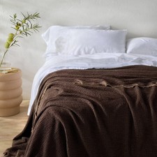King Textured Waffle Coverlet - Casaluna picture