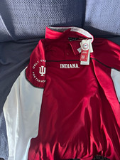 adidas Indiana Hoosiers Officially Licensed Red/White Shirt Men's Size M picture
