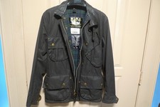 BARBOUR- A132 BEACON WAXED COTTON JACKET - MADE IN  ENGLAND---SIZE 34 - RARE picture
