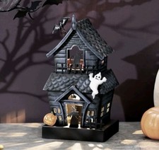 Scentsy Haunting Good Time Wax Melt Warmer Haunted House Halloween RETIRED picture