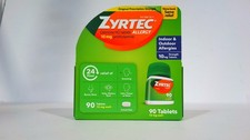 Zyrtec 10 mg 24 Hour Allergy Relief Tablets 90ct 01/27 picture