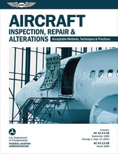 Aircraft Inspection, Repair & Alterations - FAA AC 43.13-1B/2B - GOOD picture
