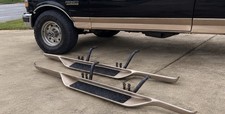 1992-1996 Ford Bronco F150 Eddie Bauer Side Step Runner Boards Pair - Tan picture
