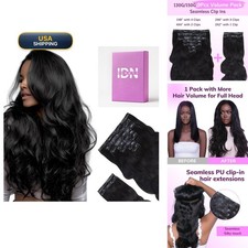 IDN BEAUTY Seamless Clip In Hair Extensions 16