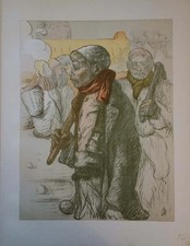 Jules Gustave BESSON: In the Black Country, Original Lithograph Signed picture