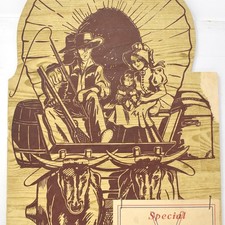 1940s Covered Wagon Restaurant Menu 114 116 S 4th Street Minneapolis Minnesota picture