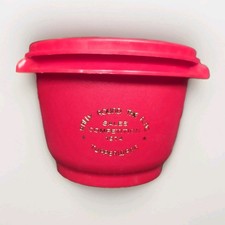 Vintage 1974 Red Tupperware Rally Around the Flag Sales Competition Bowl W Lid picture