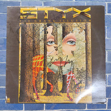 Styx | signed lp | 5 members | The Grand Illusion picture