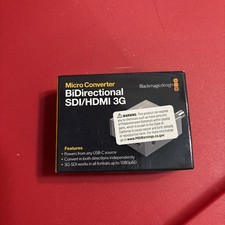 BlackMagicDesign Micro Converter BiDirectional SDI/HDMI 3G New Unopened Box picture
