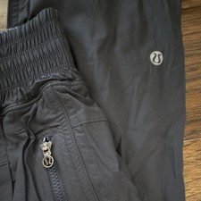Lululemon Athletica Lined Pants Women’s 4 Teal Windbreaker Type Workout Yoga picture