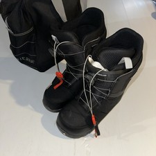 Burton Highline BOA Dial Men's Snowboard Boots Black Size 11.5 w/ Storage Bag picture