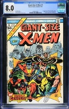Giant Size X-Men 1 1975 Marvel Comics CGC VF 8.0 1st App New X-Men 2nd Wolverine picture