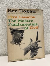Ben Hogan Five Lessons Modern Fundamentals Golf 1957 1st Edition HC DJ picture