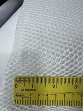 White 3D Spacer Mesh Fabric 68
