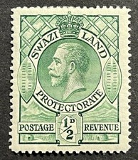 Travelstamps: 1933 Swaziland Stamps Scott #10 Sg 11 - 1/2d KGV - Mint MOGH picture