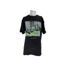 Vintage 1994 Sandy Skoglund Art T-Shirt Black Radioactive Cats Mens L RARE picture
