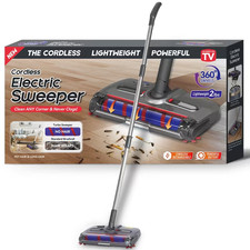 Cordless Electric Sweeper,Turbo Sweeper Electric Broom,360 Degree Direction picture