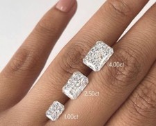 IGI Certified Lab-Created 1.09 CTW Rectangular Modified Brilliant Diamond E VS1 picture