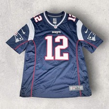Nike Tom Brady #12 New England Patriots On Field NFL Jersey Men’s Large EUC picture