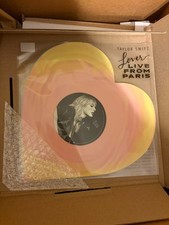 Taylor Swift Lover Live From Paris Heart Shaped Vinyl NEW SEALED picture