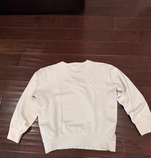 Buck Mason XL Welterweight Double V Crew Sweatshirt White picture