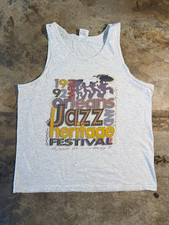 Vintage 1992 New Orleans Jazz Heritage Festival Tank Top Hanes USA XL picture