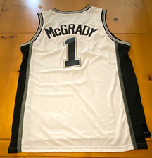 adidas San Antonio Spurs Tracy McGrady #1 NBA Finals Jersey Men’s L White/Black picture