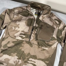 Cabela's Outfitter Camo Merino Wool Waterproof Hunting Pullover Medium picture