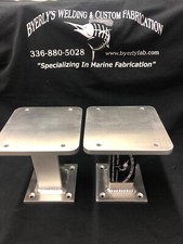 One  Pair of Cannon Downrigger Pedestals 6'' tall picture