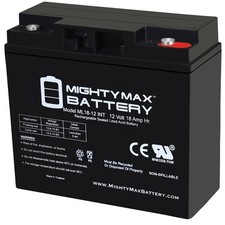 Mighty Max 12V 18AH SLA Internal Thread Battery for Jump N Carry JNC105 picture