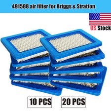 10/20Pcs Lawn Mower Air Filters For B&Stratton 491588 491588s 399959 H/P Replace picture