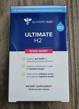 Authentic Gundry MD Ultimate H2 30 Dissolvable Tablets B12 & Magnesium Exp 1/29 picture