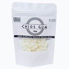 TOP GRADE MASTIC GUM, 25 Gr (0.88Oz) 100% Authentic Greek Chios Mastiha BB 05/29 picture