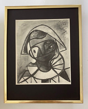 PABLO PICASSO | Vintage 1940 Signed Print Collector Piece Framed picture