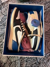Size 13 - Jordan 1 Retro x Fragment Design x Travis Scott Low Blue picture
