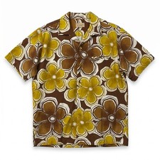 Vintage 1960s Ross Sutherland Honolulu Hawaiian Shirt Men’s L Cotton Hawaii picture