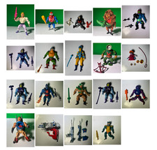 Vintage MOTU Masters Universe 16 Figure Lot Accessories Mattel He-Man 1980s picture