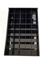 Italian Charms Acrylic Tray Display with 40 Bins - Black picture