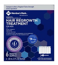 Member’s Mark Minoxidil 5% Hair Regrowth Treatment Men 6 Month Supply New picture