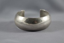 Vintage Navajo Silver Bracelet  Signed C/J picture